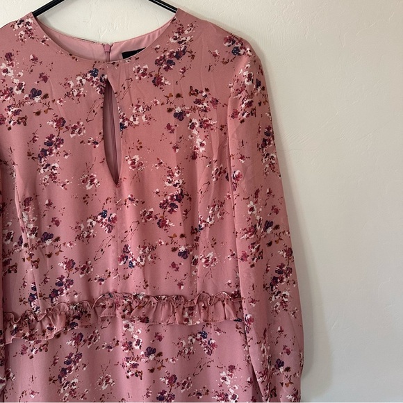 Bardot Ditsy Frill Dress in Rose Ditsy - Picture 3 of 11